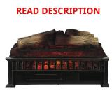 23 in Infrared Fireplace Log Set with Remote