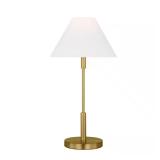 Porteau 23" Satin Brass Table Lamp
