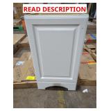 White Vanity Base 18" x 16.5" x 32" (Has Damage)