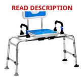 24 in Aluminum Shower Chair, 500 lb