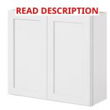 Avondale 33"W Wall Cabinet, Alpine White