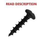 #8 x 3/4 in. Black Phillips Pan Head Screws