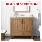 Moorside 36 in. Single Sink Vanity w/ Top
