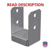 ABU ZMAX Galvanized Standoff Post Base for 4x4