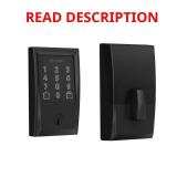 Schlage Century Matte Black Encode Deadbolt