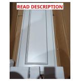 26-5/8" x 11-3/4" White Cabinet Door Panel