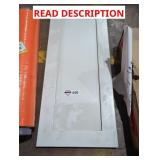 White Cabinet Door Panel 26-5/8" x 11-5/8"