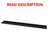 Photo Ledge 46W x 3.5D Black Shelf