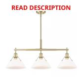 Orwell 100W 3-Light Brushed Champagne Pendant (Mi