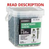9 x 1-5/8 in. Cement Board Screw (575)