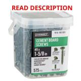 9 x 1-5/8 in. Cement Board Screw (575)