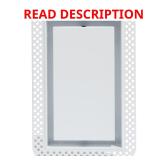 Fittes Flush Wall Vent 6"x10" Cotton White