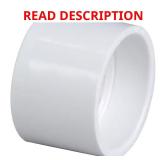 3 in. PVC DWV Hub x Hub Coupling Fitting