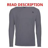 Long Sleeve Hoodie Shirt Charcoal - XL