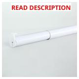 White Adjustable Closet Rod, 30-48 in.
