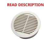 4 in. Resin Circular Wall Louver Vent