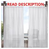 Exclusive Home 84-in Winter White Curtain Pair