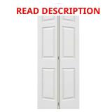 36 in. 6-Panel Primed Bi-Fold Door