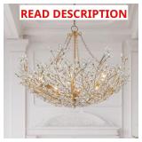 Ramas 6-Light Crystal Flower Chandelier