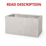 31.25 in. Concrete Outdoor Planter