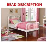 Jones White Twin Platform Bed