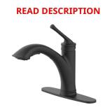 Hemming Matte Black Pull-Out Kitchen Faucet