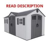 Lifetime 15x8 Dual Entry Shed (60410)