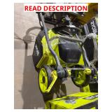 Ryobi 40v snow blower parts only