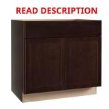 Shaker Cabinet in Java with Glides damaged