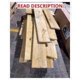 Misc pressure treated lumber skid lot