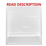 Aquatic Everyday 60in Tub/Shower White