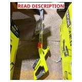 Ryobi weed eater 18v and 2h battery