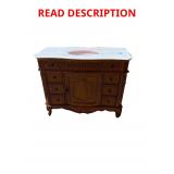45" long single vanity