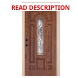 Lakewood Arch Lite Front Door (Oak, RH)