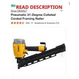 DEWALT Pneumatic 21-Degree Framing Nailer