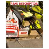 Misc ryobi and homelite yard tool pallet lot