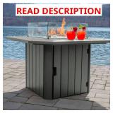 Oasis 40 in. Fire Pit Table