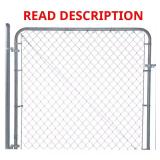 Expandable Chain Fence Gate Kit 6x4ft