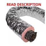 Master Flow 8x25 ft Insulated Duct R8 Jacket