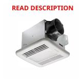 GreenBuilder 80 CFM Ceiling Bath Fan with LED
