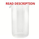 BonJour Clear Glass Replacement Carafe
