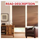 Mocha Cordless Blackout Shades 36x64