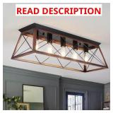 31.5-in. 5-Light Flush Mount Cage, bulbs not incl