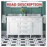 Sonoma 60 in. Double Sink Vanity with Top