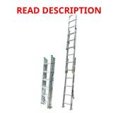 Werner 16 ft Aluminum Extension Ladder 225 lb
