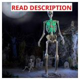 12 ft Animated LED Skelly with LCD LifeEyes