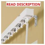 White Vertical Blinds Head Rail 77.5"W