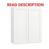 Courtland Polar White Wall Cabinet 30x36x12