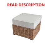 Vistana Wicker Sectional Ottoman Chair