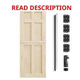 Dutch Front Door, 30x80, 6-panel, unfinished